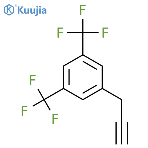 1-(Prop-2-yn-1-yl)-3,5-bis(trifluoromethyl)benzene structure