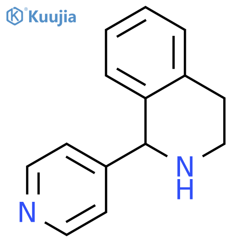 Isoquinoline,1,2,3,4-tetrahydro-1-(4-pyridinyl)- structure