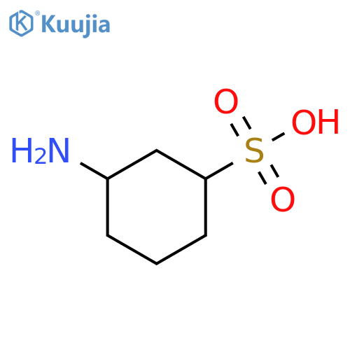 3-aminocyclohexane-1-sulfonic acid structure