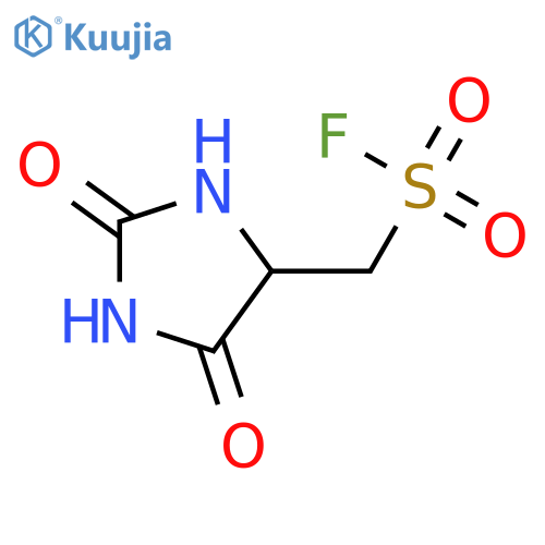 4-Imidazolidinemethanesulfonyl fluoride, 2,5-dioxo- structure
