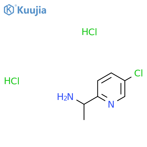 1-(5-Chloropyridin-2-yl)ethan-1-amine dihydrochloride structure