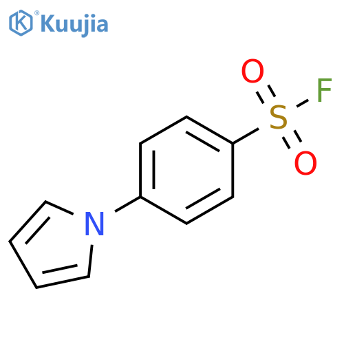 4-(1H-pyrrol-1-yl)benzene-1-sulfonyl fluoride structure