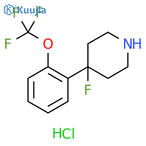 4-Fluoro-4-2-(Trifluoromethoxy)PhenylPiperidine Hydrochloride structure