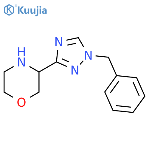 3-(1-benzyl-1H-1,2,4-triazol-3-yl)morpholine structure