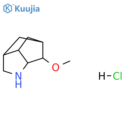 2-methoxy-4-azatricyclo[4.2.1.03?]nonane;hydrochloride structure