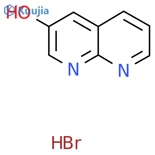 1,8-Naphthyridin-3-ol hydrobromide structure