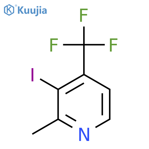 3-Iodo-2-methyl-4-(trifluoromethyl)pyridine structure