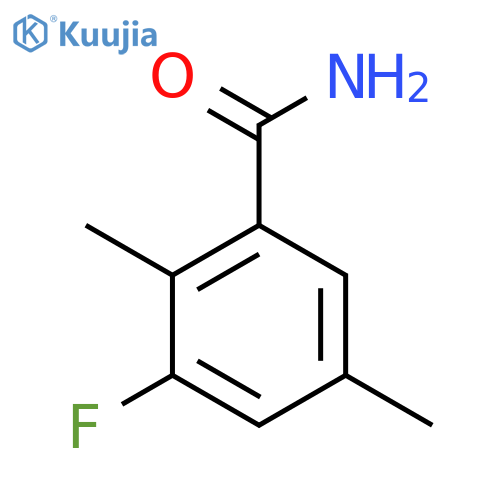 2,5-Dimethyl-3-fluorobenzamide structure