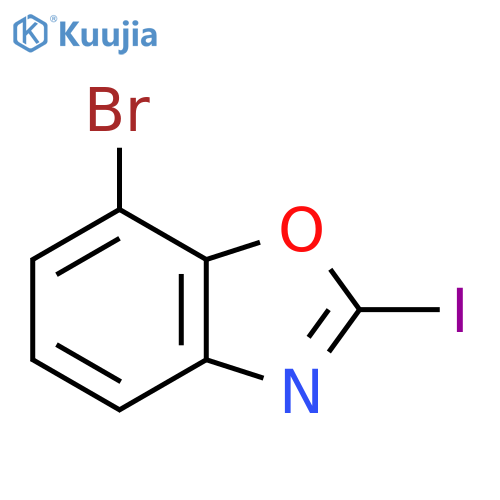 7-Bromo-2-iodobenzo[d]oxazole structure