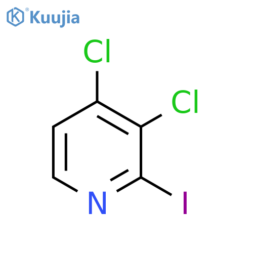 3,4-Dichloro-2-iodopyridine structure