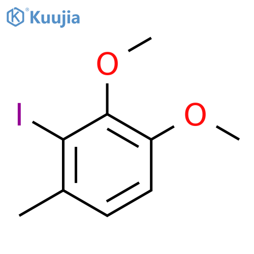 3,4-Dimethoxy-2-iodotoluene structure