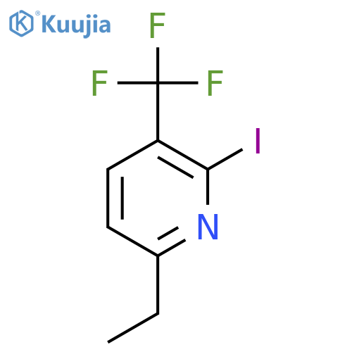 6-Ethyl-2-iodo-3-(trifluoromethyl)pyridine structure