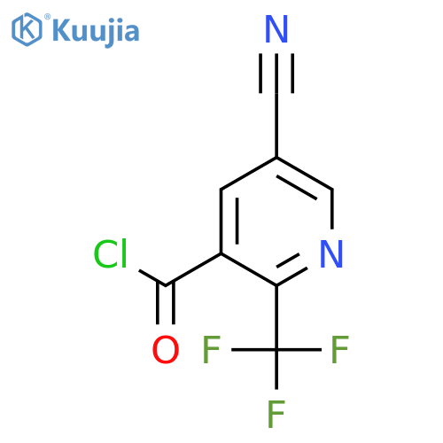 5-Cyano-2-(trifluoromethyl)nicotinoyl chloride structure
