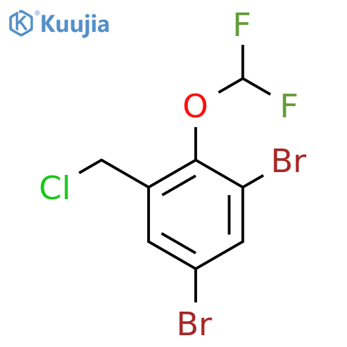 3,5-Dibromo-2-(difluoromethoxy)benzyl chloride structure
