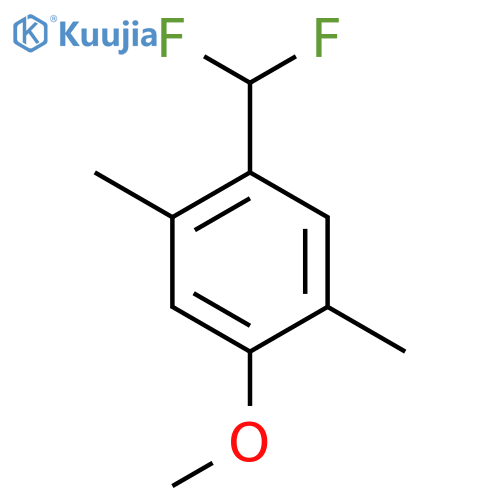 4-Difluoromethyl-2,5-dimethylanisole structure