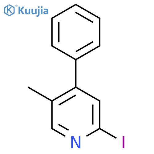 2-Iodo-5-methyl-4-phenylpyridine structure