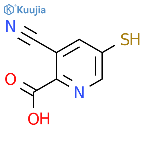3-Cyano-5-mercaptopicolinic acid structure