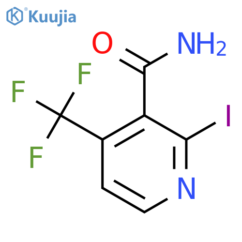 2-Iodo-4-(trifluoromethyl)nicotinamide structure