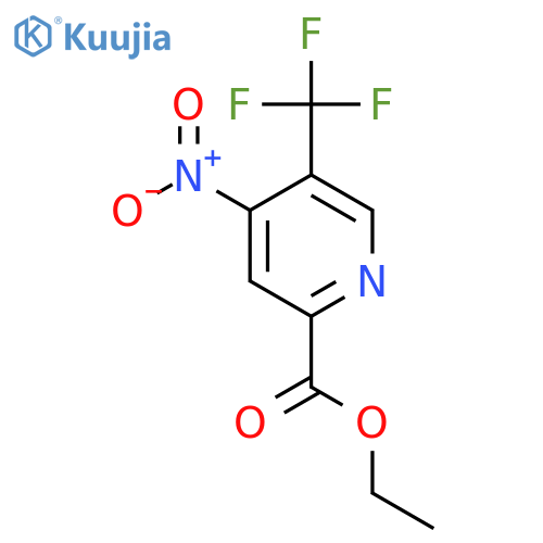 Ethyl 4-nitro-5-(trifluoromethyl)picolinate structure