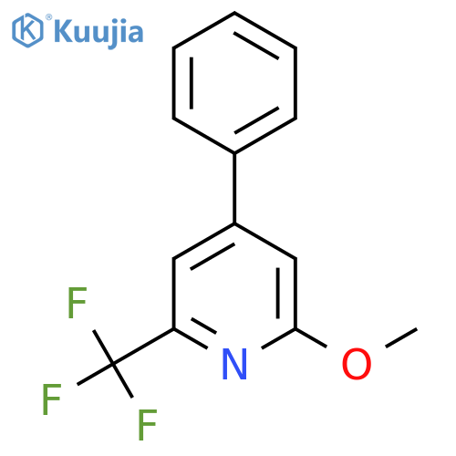 2-Methoxy-4-phenyl-6-(trifluoromethyl)pyridine structure