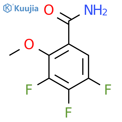 2-Methoxy-3,4,5-trifluorobenzamide structure