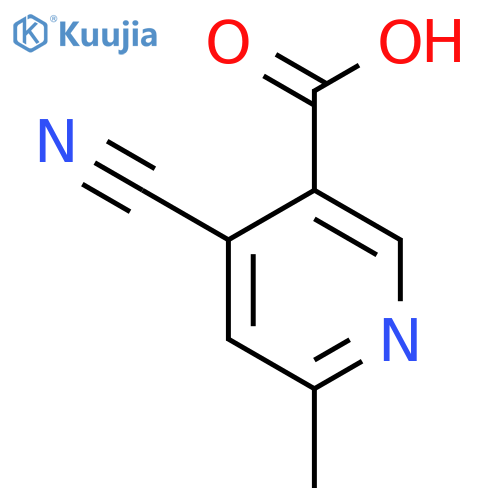 4-Cyano-6-methylnicotinic acid structure