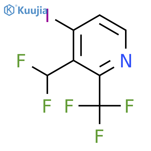 3-Difluoromethyl-4-iodo-2-(trifluoromethyl)pyridine structure