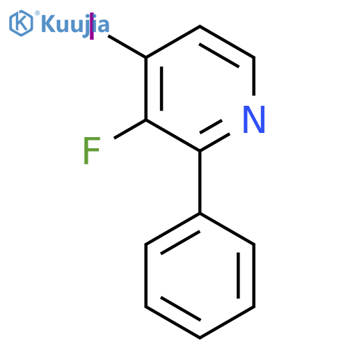 3-Fluoro-4-iodo-2-phenylpyridine structure