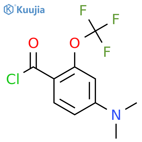 4-Dimethylamino-2-(trifluoromethoxy)benzoyl chloride structure