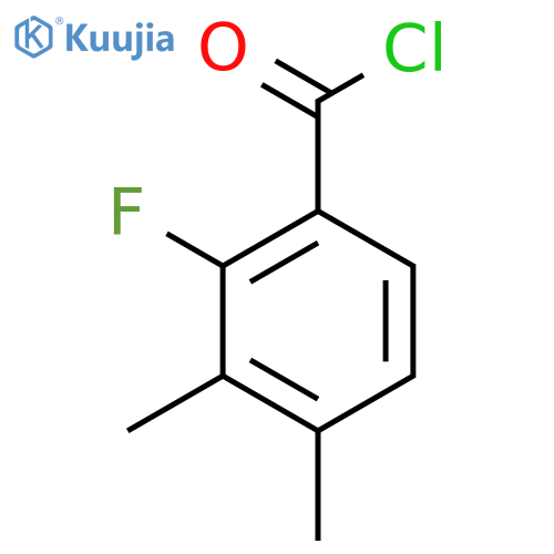 3,4-Dimethyl-2-fluorobenzoyl chloride structure