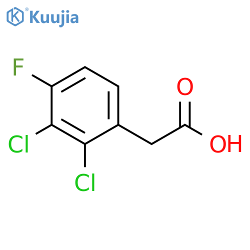 2-(2,3-Dichloro-4-fluorophenyl)acetic acid structure