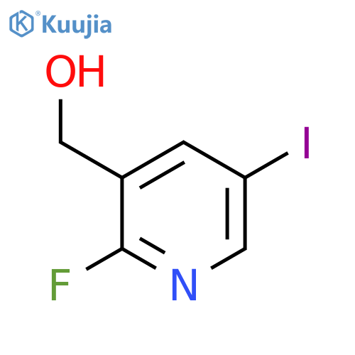 2-Fluoro-5-iodopyridine-3-methanol structure