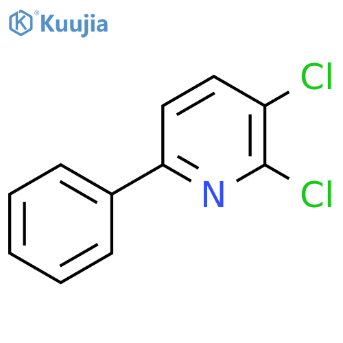 2,3-Dichloro-6-phenylpyridine structure