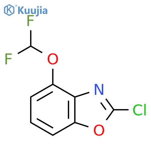 2-Chloro-4-(difluoromethoxy)benzo[d]oxazole structure