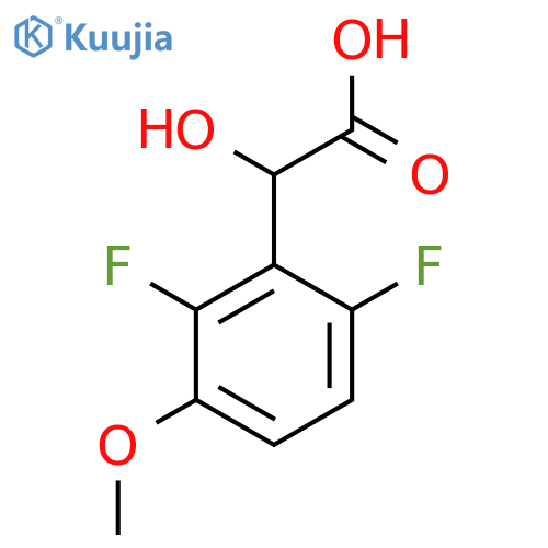 2,6-Difluoro-3-methoxymandelic acid structure
