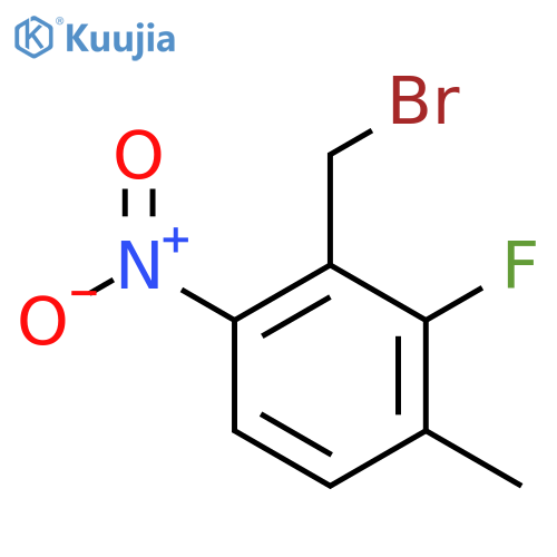 2-Fluoro-3-methyl-6-nitrobenzyl bromide structure