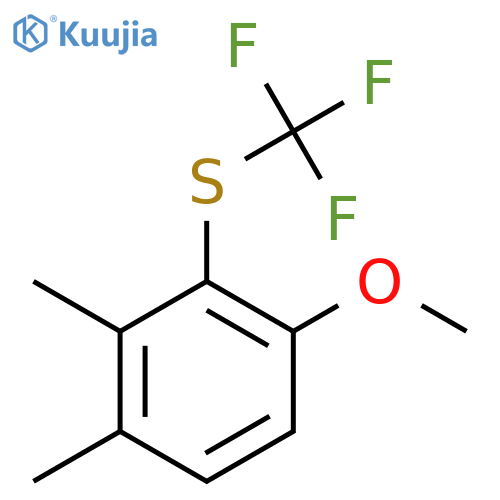 3,4-Dimethyl-2-(trifluoromethylthio)anisole structure
