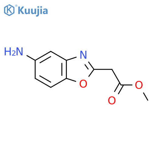 Methyl 5-aminobenzo[d]oxazole-2-acetate structure