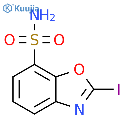 2-Iodobenzo[d]oxazole-7-sulfonamide structure