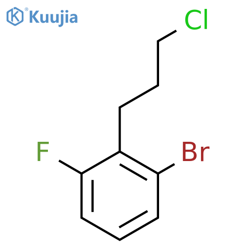 3-Bromo-2-(3-chloropropyl)fluorobenzene structure