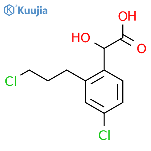 4-Chloro-2-(3-chloropropyl)mandelic acid structure