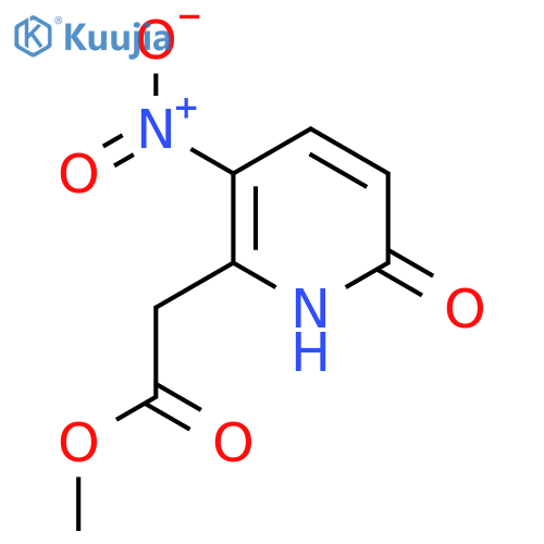 Methyl 6-hydroxy-3-nitropyridine-2-acetate structure