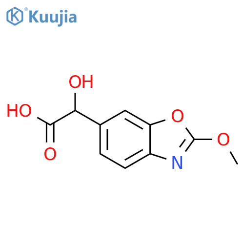 6-(Carboxy(hydroxy)methyl)-2-methoxybenzo[d]oxazole structure