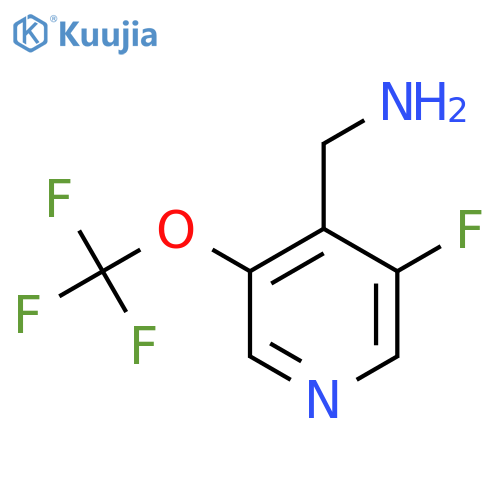 4-(Aminomethyl)-3-fluoro-5-(trifluoromethoxy)pyridine structure