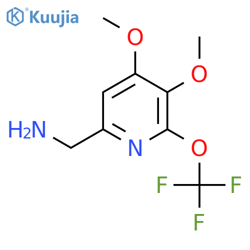 6-(Aminomethyl)-3,4-dimethoxy-2-(trifluoromethoxy)pyridine structure