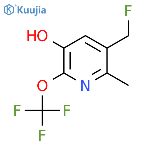 3-(Fluoromethyl)-5-hydroxy-2-methyl-6-(trifluoromethoxy)pyridine structure