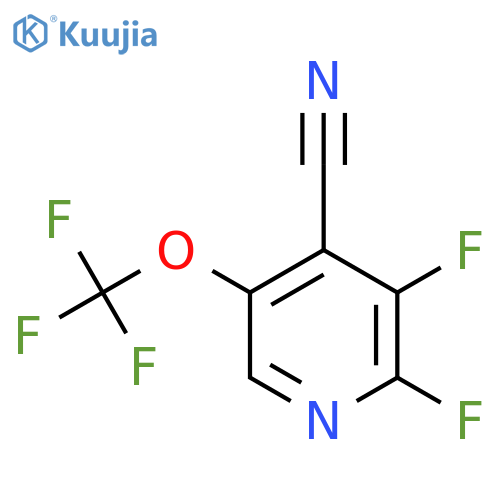 4-Cyano-2,3-difluoro-5-(trifluoromethoxy)pyridine structure