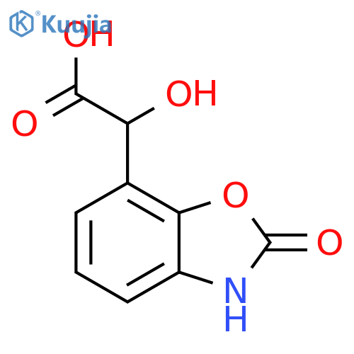 7-(Carboxy(hydroxy)methyl)-2-hydroxybenzo[d]oxazole structure