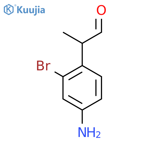4-Amino-2-bromophenylpropanal structure