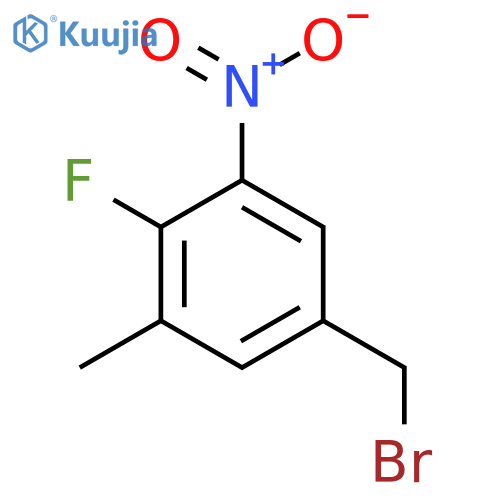 4-Fluoro-3-methyl-5-nitrobenzyl bromide structure
